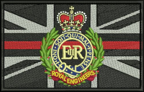 Fire Service Embroidered Badge